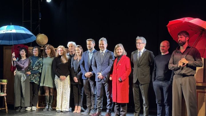 Mariano de Paco y Lola Lara durante la presentación de la 38ª edición de Teatralia. / EUROPA PRESS