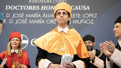 El presidente ejecutivo de Telefónica, José María Alvarez-Pallete, investido Doctor 'Honoris Causa'