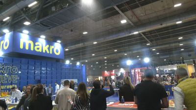 La rotura de una tubería inunda parte de un pabellón en Madrid Fusión