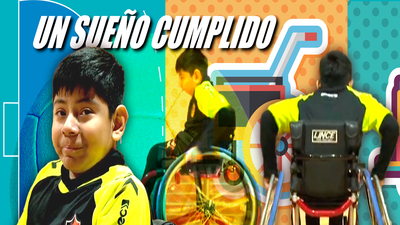 Freddy ya tiene su silla de ruedas para jugar al balonmano