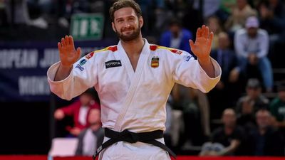 El judoca madrileño Niko Shera, medalla de plata en el GP de Portugal