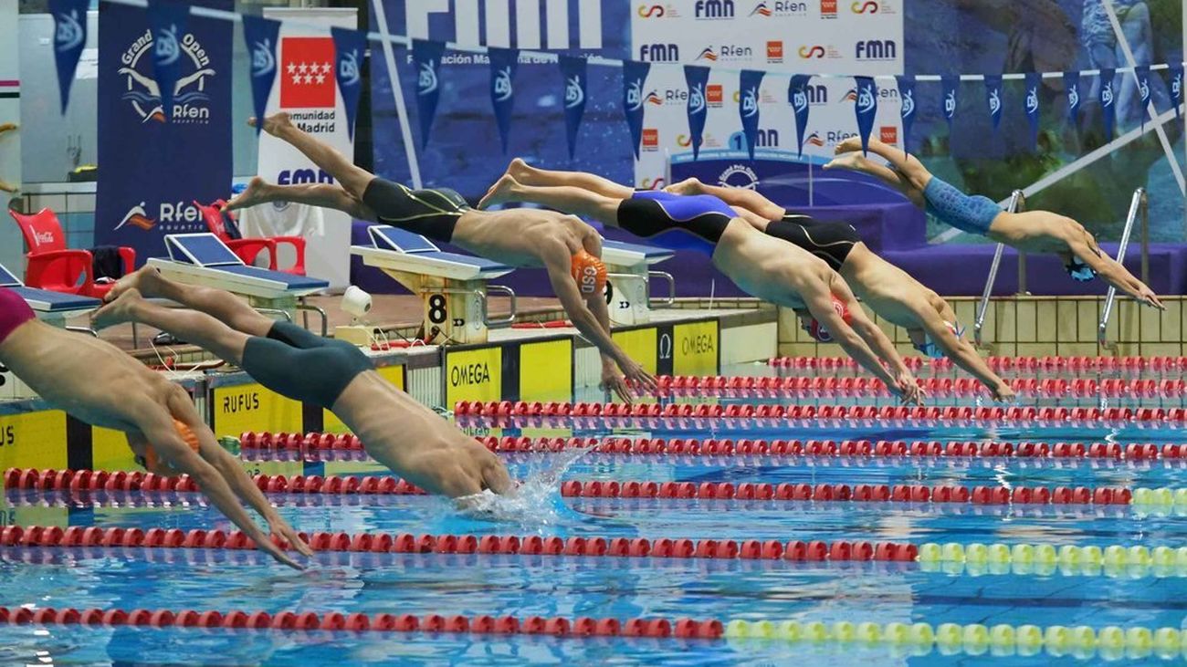 El Real Canoe domina el Open Absoluto de Madrid de natación