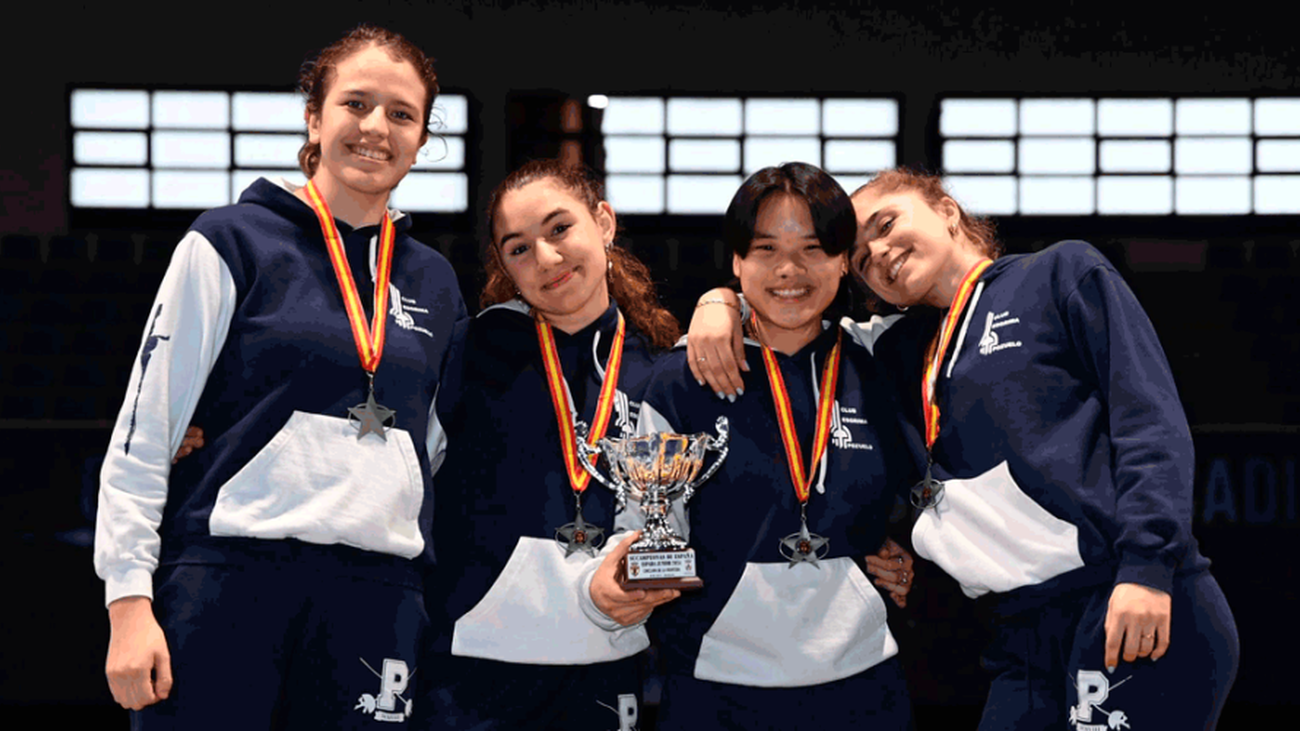 Doblete del Club de Esgrima Pozuelo en el Campeonato de España Júnior