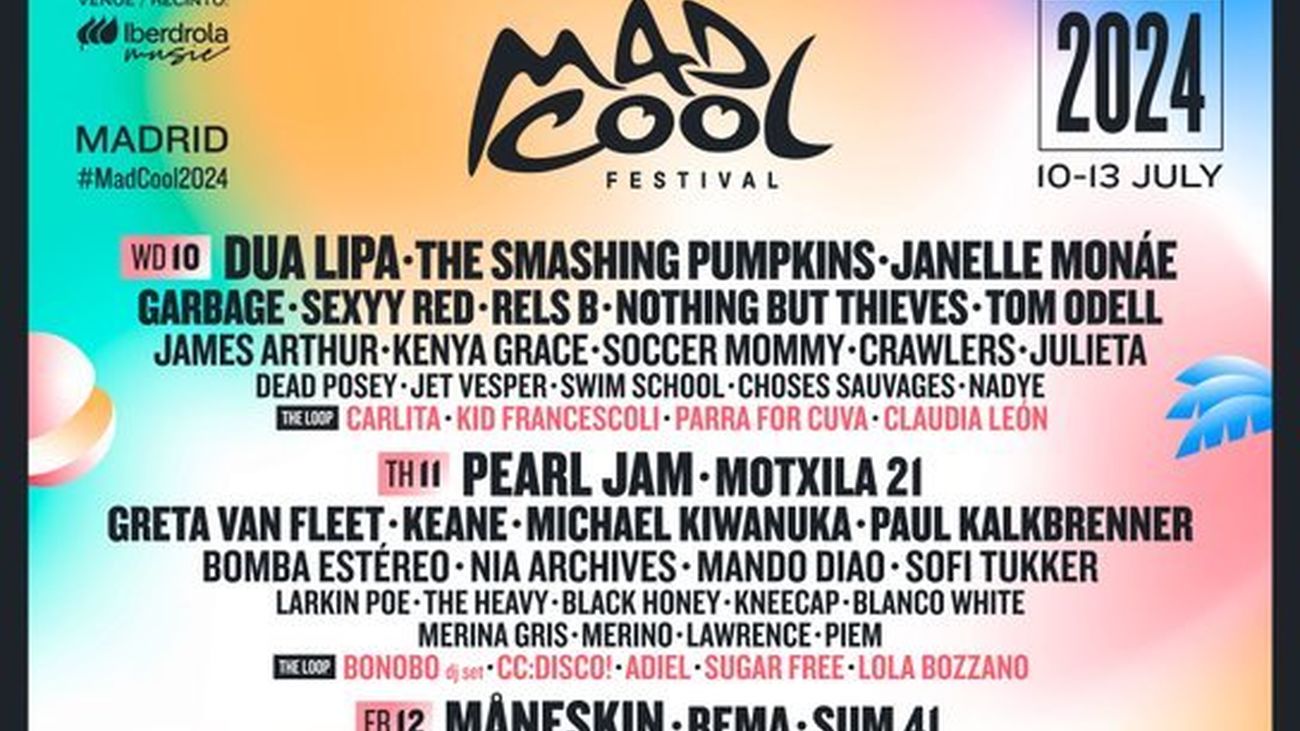 Mad Cool cierra el cartel del festival con la incorporación de Maneskin y The Killers