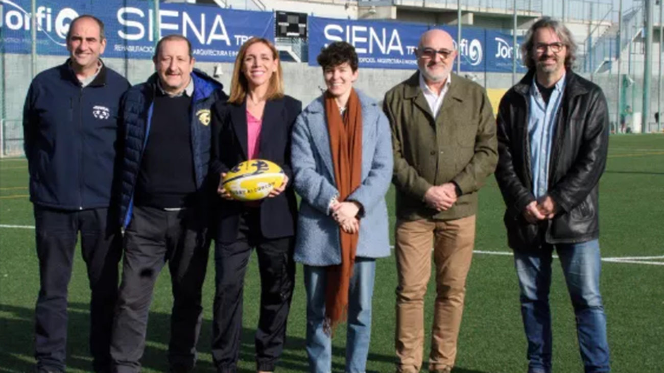 Presentación del campo de rugby de Alcorcón