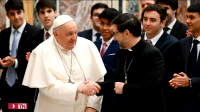 El Papa recibe al cardenal arzobispo de Madrid y a 84 seminaristas madrileños