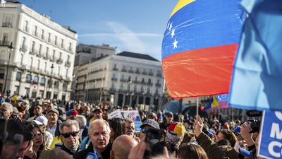 ‘Venezuela no se rinde', el grito de la oposición venezolana en Sol para reclamar unas elecciones libres