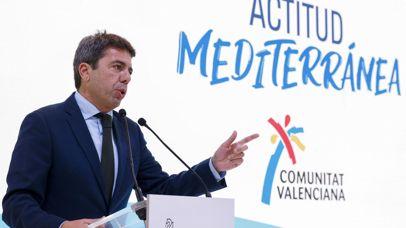 El presidente valenciano, Carlos Mazón