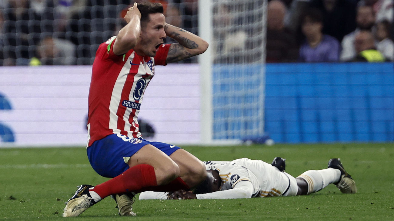 Saúl ante el Real Madrid