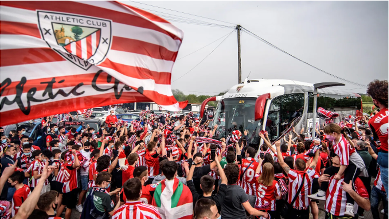 Los aficionados del Athletic tendrán en Madrid un punto de encuentro por seguridad