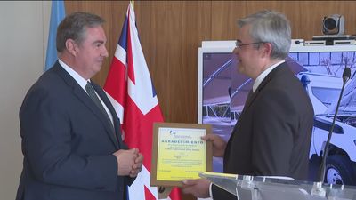 Ucrania agradece a Madrid el envío de ambulancias blindadas