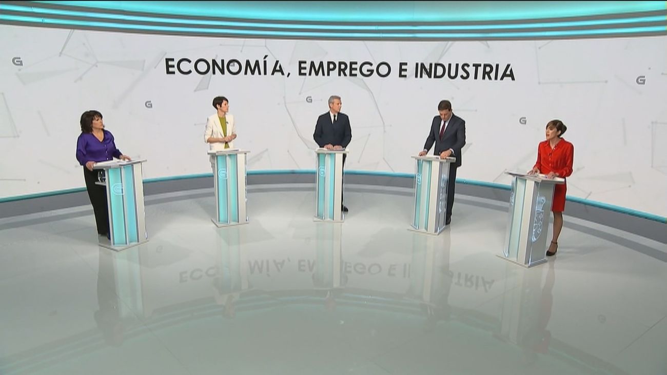 Rueda pide el voto para que Galicia siga avanzando y la oposición cree necesario un cambio