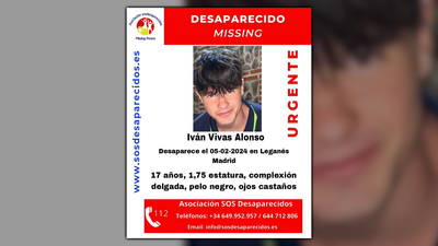 Encontrado en buen estado Iván Vivas, el menor de 17 años desaparecido en Leganés