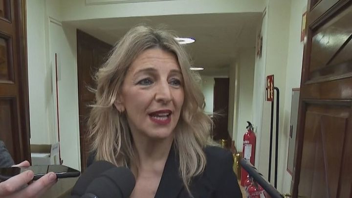La vicepresidenta del Gobierno, Yolanda Díaz / TELEMADRID