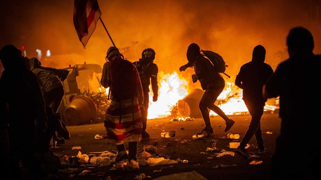 Dos policías que sufrieron lesiones en las protestas convocadas por Tsunami Democràtic piden personarse en el Supremo