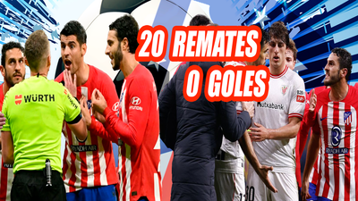 Atlético de Madrid, 20 tiros, un 0-1 y 5 datos contrapuestos para San Mamés