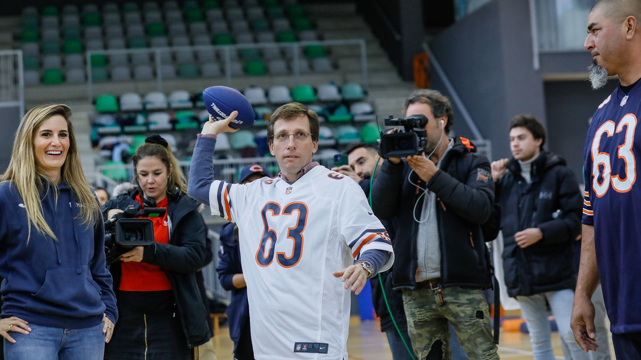 Los Chicago Bears impulsarán el fútbol americano con una nueva escuela en Madrid
