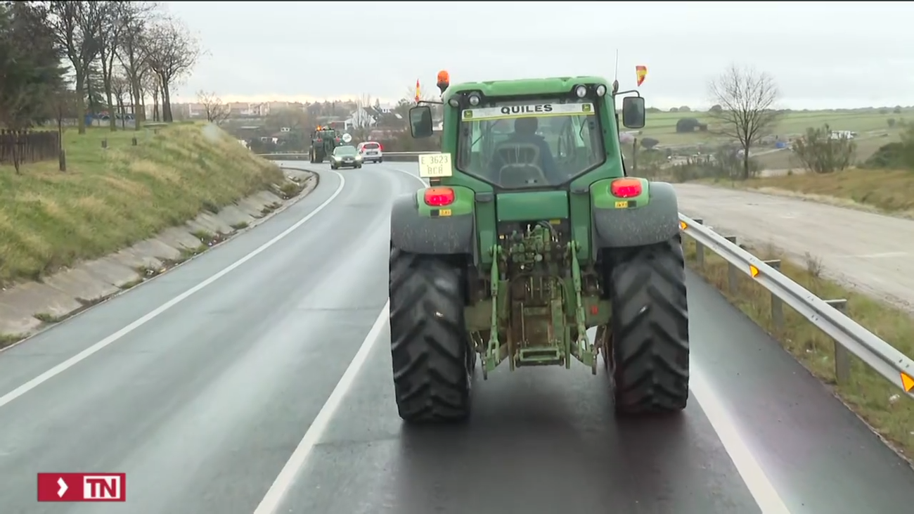 La protesta del campo crece en su cuarto día de movilizaciones con la plataforma 6F llamando a tomar Madrid