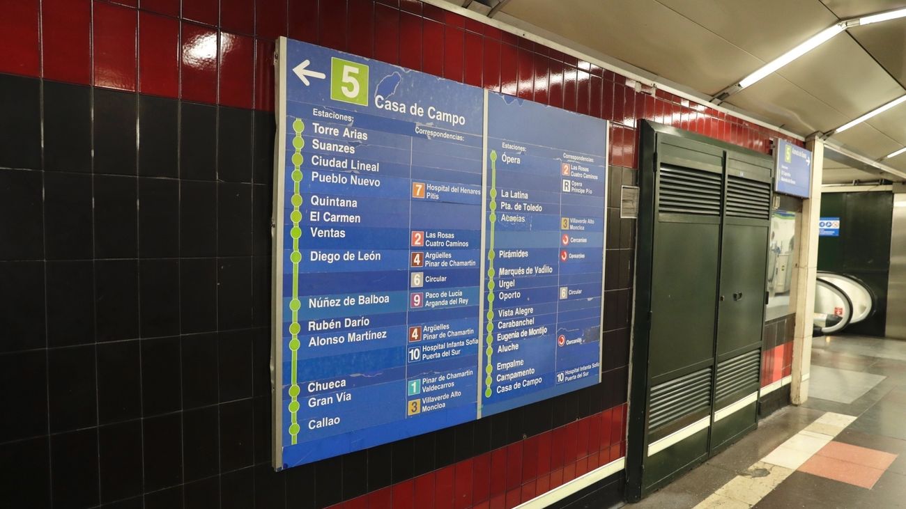 Refuerzo de trenes en el Metro de Madrid con motivo de las fiestas de San Isidro