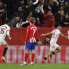 1-0. El Atlético de Madrid, sin acierto en Sevilla y preocupado por Morata