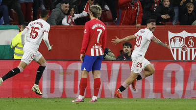 1-0. El Atlético de Madrid, sin acierto en Sevilla y preocupado por Morata