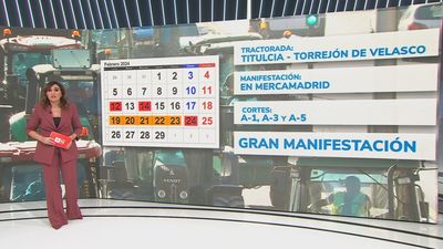 Agricultores madrileños anuncian una tractorada este lunes de Titulcia a Torrejón de Velasco