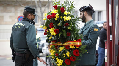 Abierta en Pamplona la capilla ardiente del guardia civil David Pérez muerto en Barbate