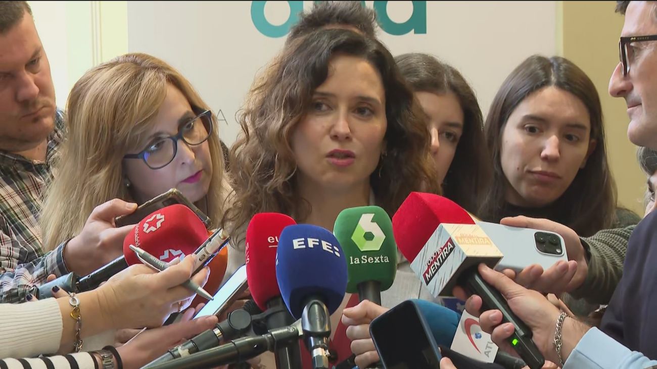 Ayuso acusa a la izquierda de "enfangar la campaña”  a pocos días de las elecciones gallegas