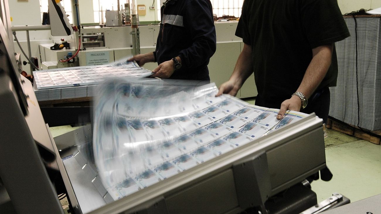 Fabricación de Billetes de Euros en La Fábrica Nacional de Moneda y Timbre