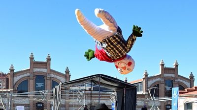 Sanse recupera el manteo del pelele por carnaval