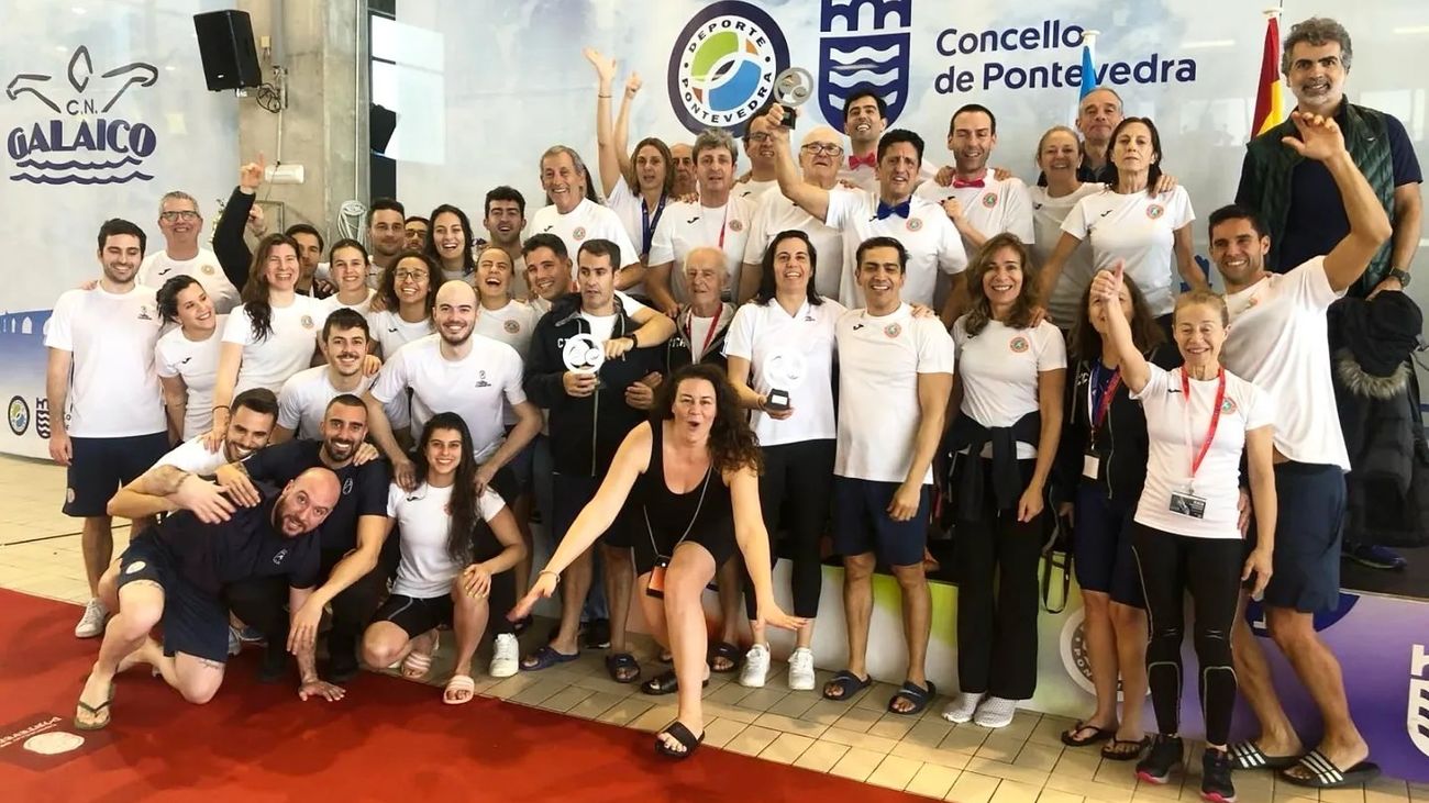 Tenis Chamartín, subcampeón de España Master de natación