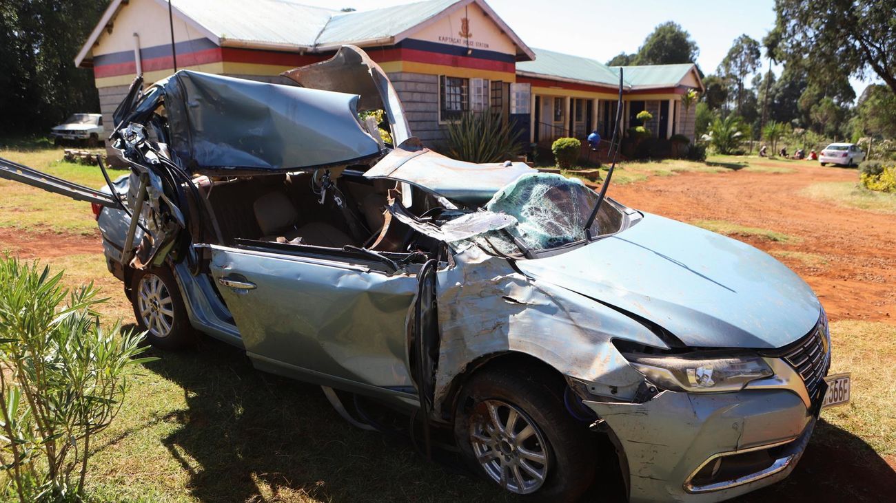 Tres detenidos que visitaron la casa del atleta keniano Kiptum antes de su muerte