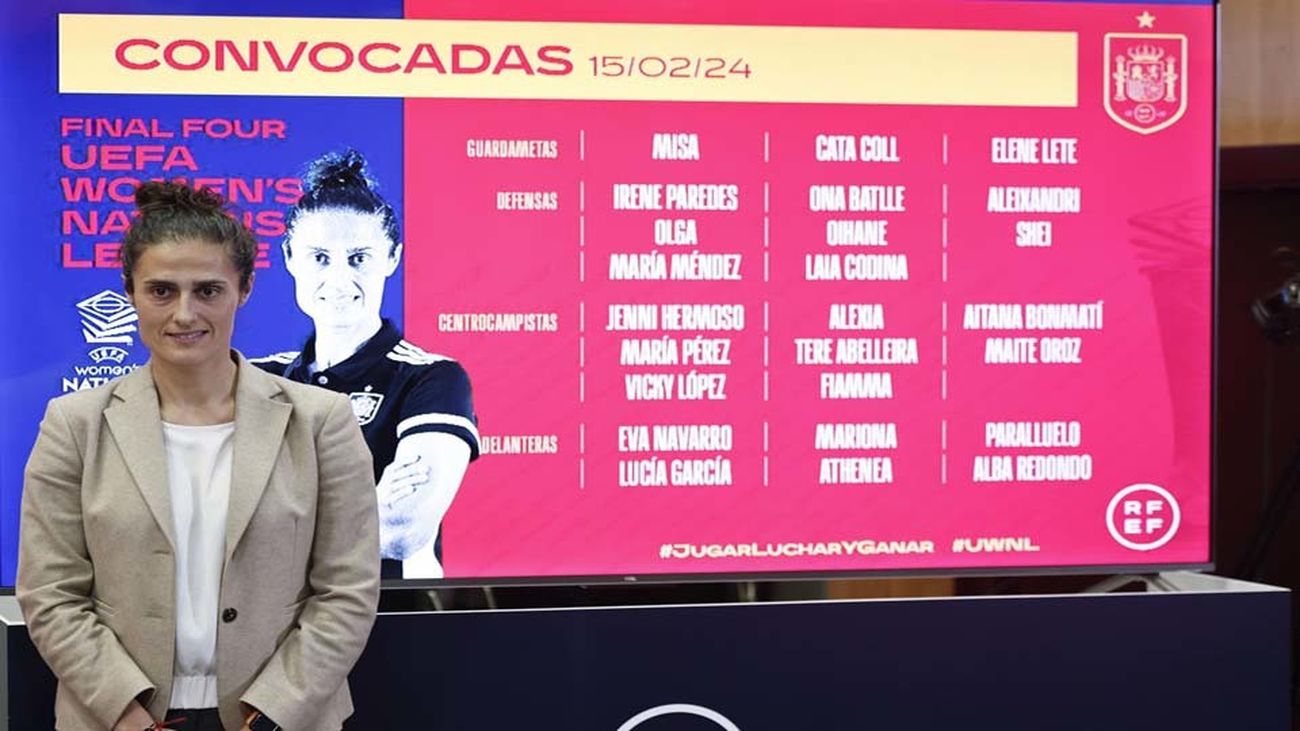 Vicky López, Alexia Putellas y Tere Abelleira, novedades para la fase final de la Liga de las Naciones
