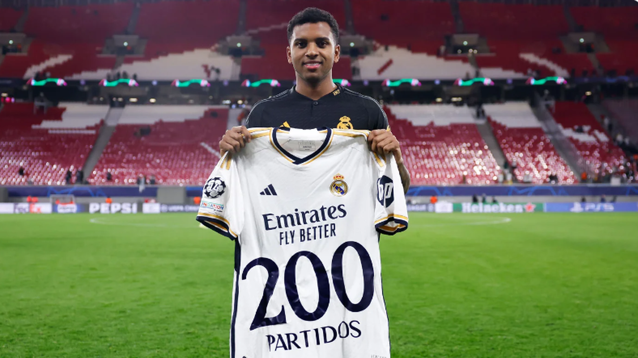 Rodrygo, 200 partidos con el Real Madrid a sus 23 años