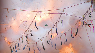 El juez y la Delegación del Gobierno autorizan la 'mascletá' de este domingo en Madrid