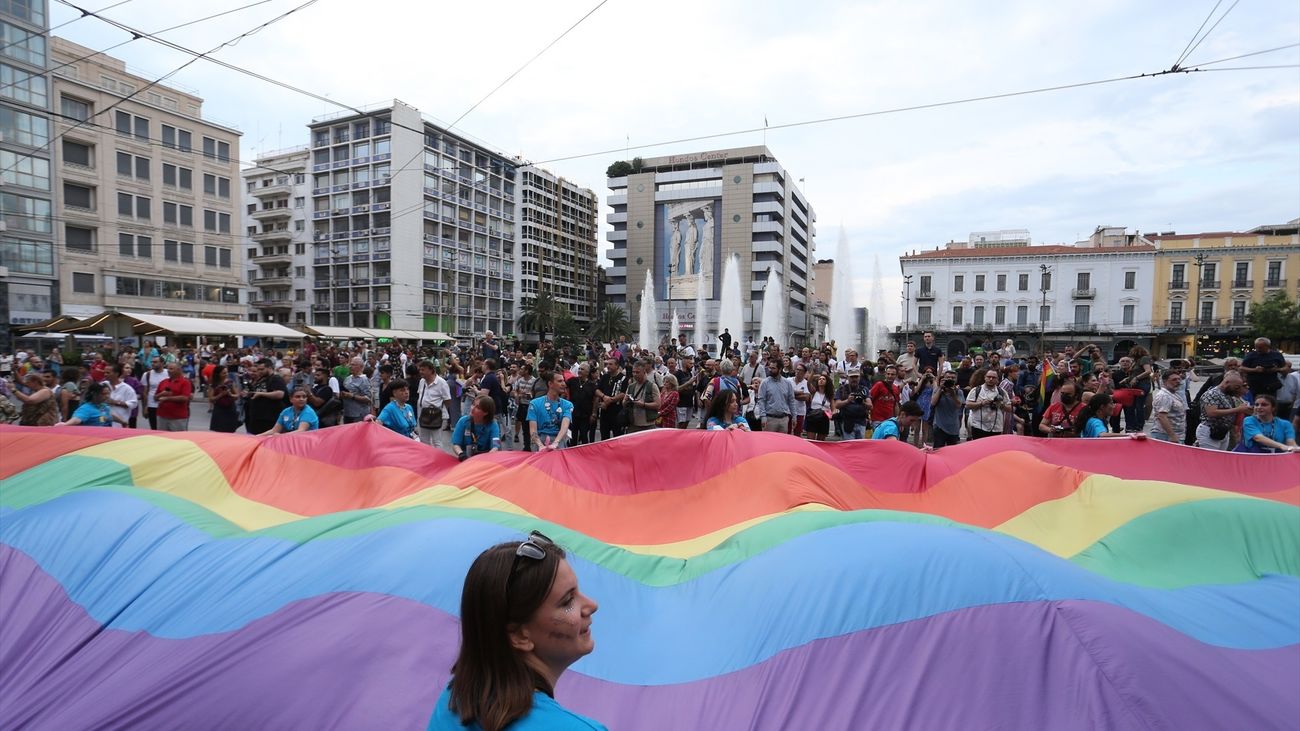 Celebración del Orgullo en Atenas