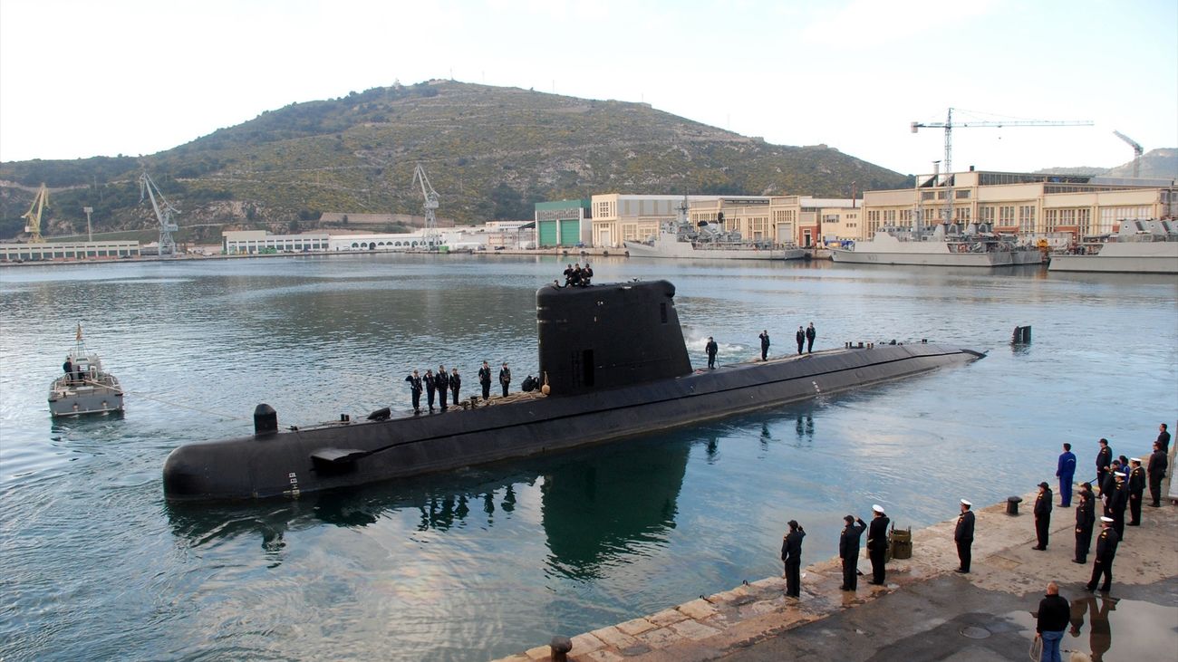 El submarino de la Armada S-74 'Tramontana'