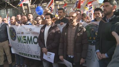 Concentraciones de policías y guardias civiles: "Este Gobierno nos ha convertido en los parias de la seguridad pública"