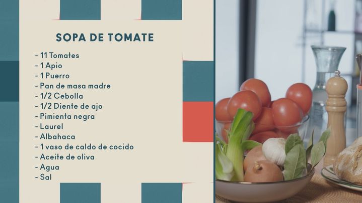 Ingredientes sopa de tomate / TELEMADRID