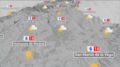 El tiempo en Madrid este lunes: máximas rozando los veinte grados en toda la región