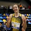 La pentatleta madrileña Andrea Medina, campeona de España en pista cubierta