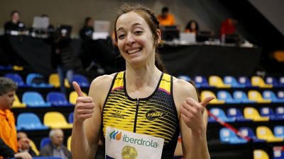 La pentatleta madrileña Andrea Medina, campeona de España en pista cubierta