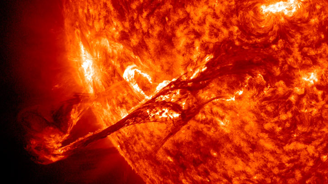 Eyección de masa coronal en el Sol