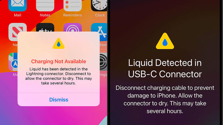 Mensajes de alerta de detección de líquidos / ARCHIVO