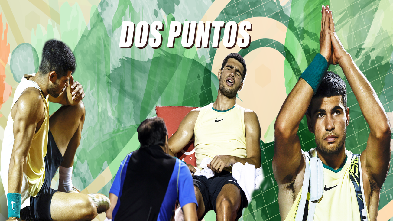 Alcaraz se lesiona el tobillo tras jugar solo dos juegos en Río de Janeiro