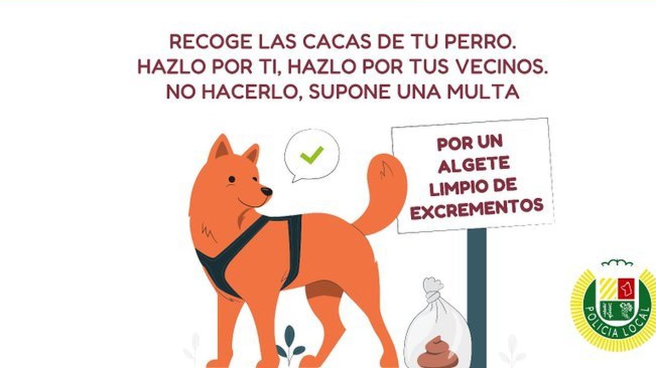 Campaña de Algete contra las heces no recogidas por los dueños de mascotas
