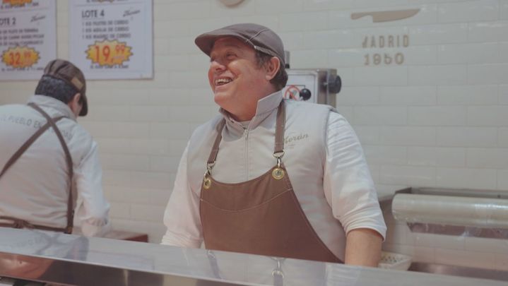 Jesús Ángel Fernández, carnicero de Grupo Cárnico Moran / TELEMADRID