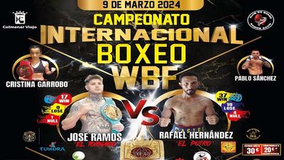 Colmenar acogerá en marzo el I Campeonato Internacional de Boxeo WBF de Madrid
