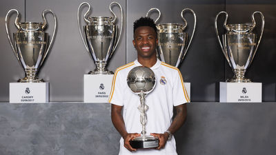 Vinicius: "El equipo me ayuda a ganar premios"