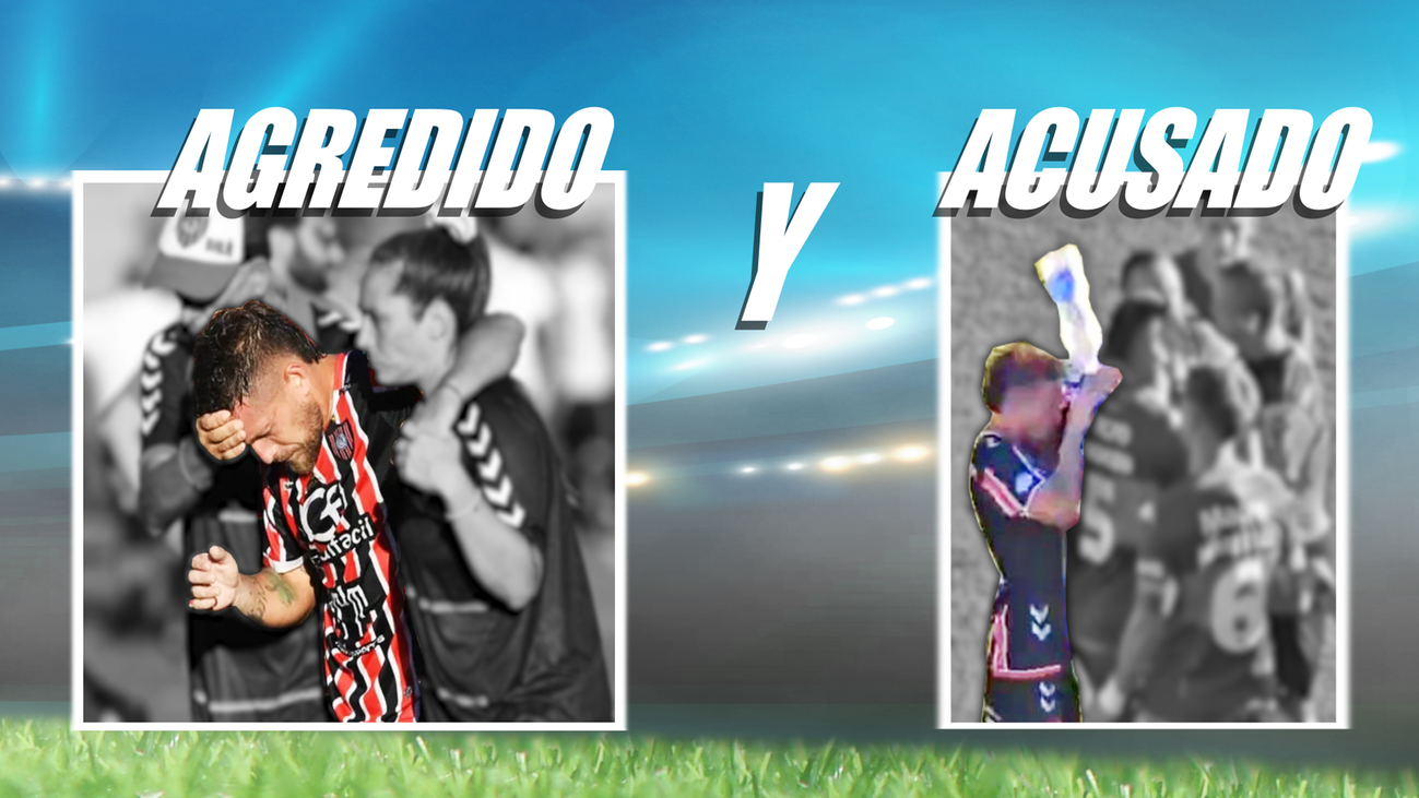 Escándalo en el fútbol argentino: Suspenden un partido por un botellazo a un jugador